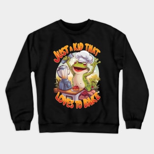 Culinary Frog: Frogtastic Blender Magic Crewneck Sweatshirt